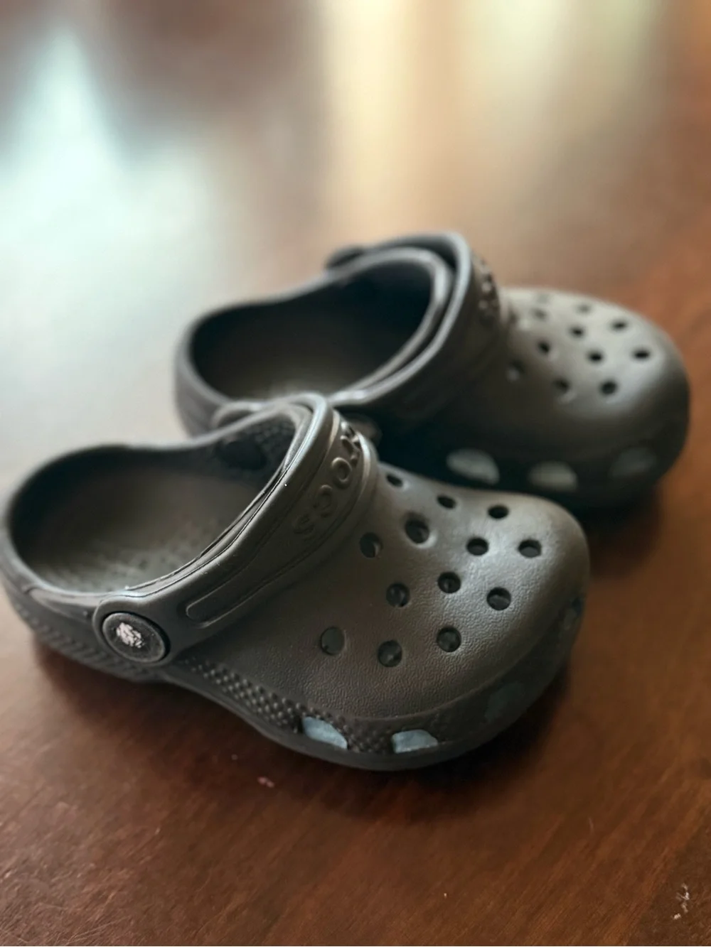CROCS Black Slip-On Clog Sandals